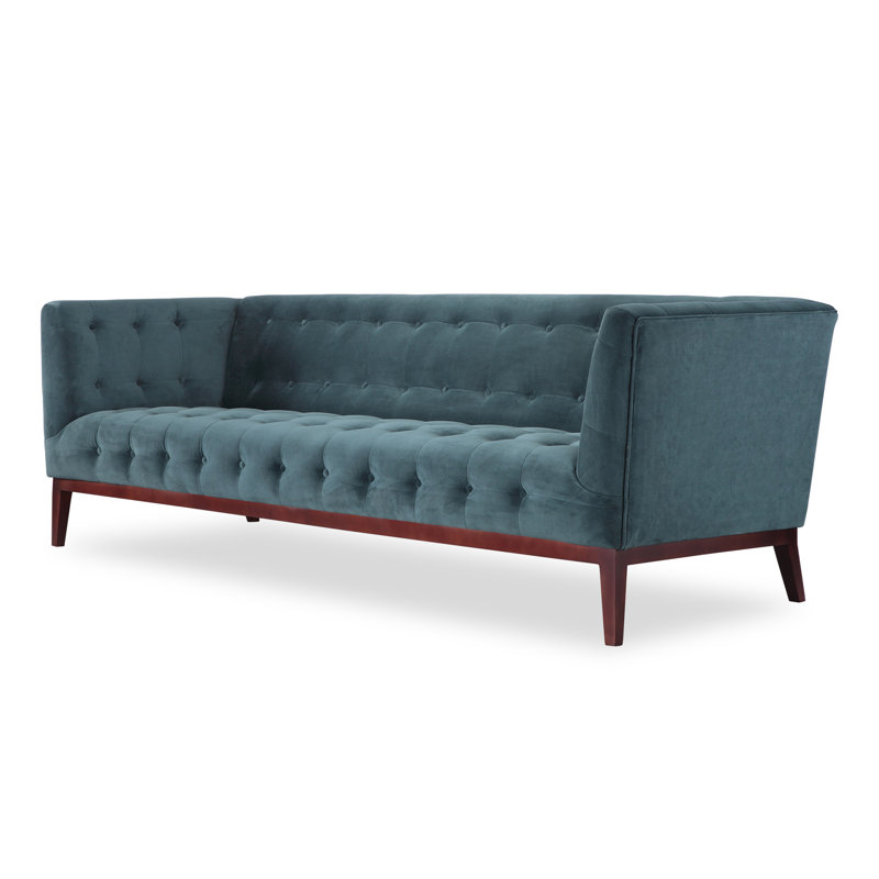 Kardiel Margaret Mid Century Modern English Tufted Chesterfield Sofa